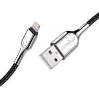 Thumbnail for Cygnett Armoured Lightning to USB-A Double Braided Nylon Cable 1M - Black