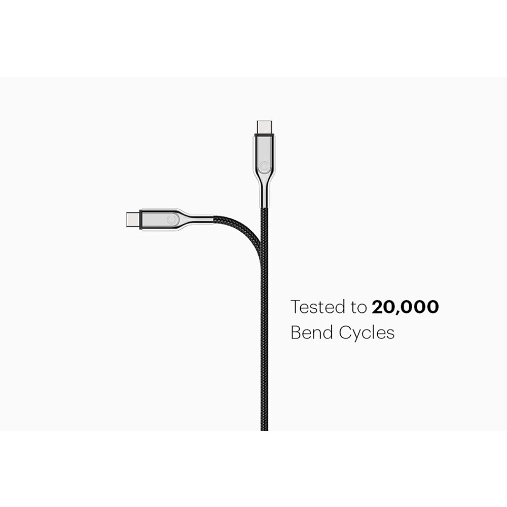 Cygnett Braided 1m USB-C to USB-A Cable - Black