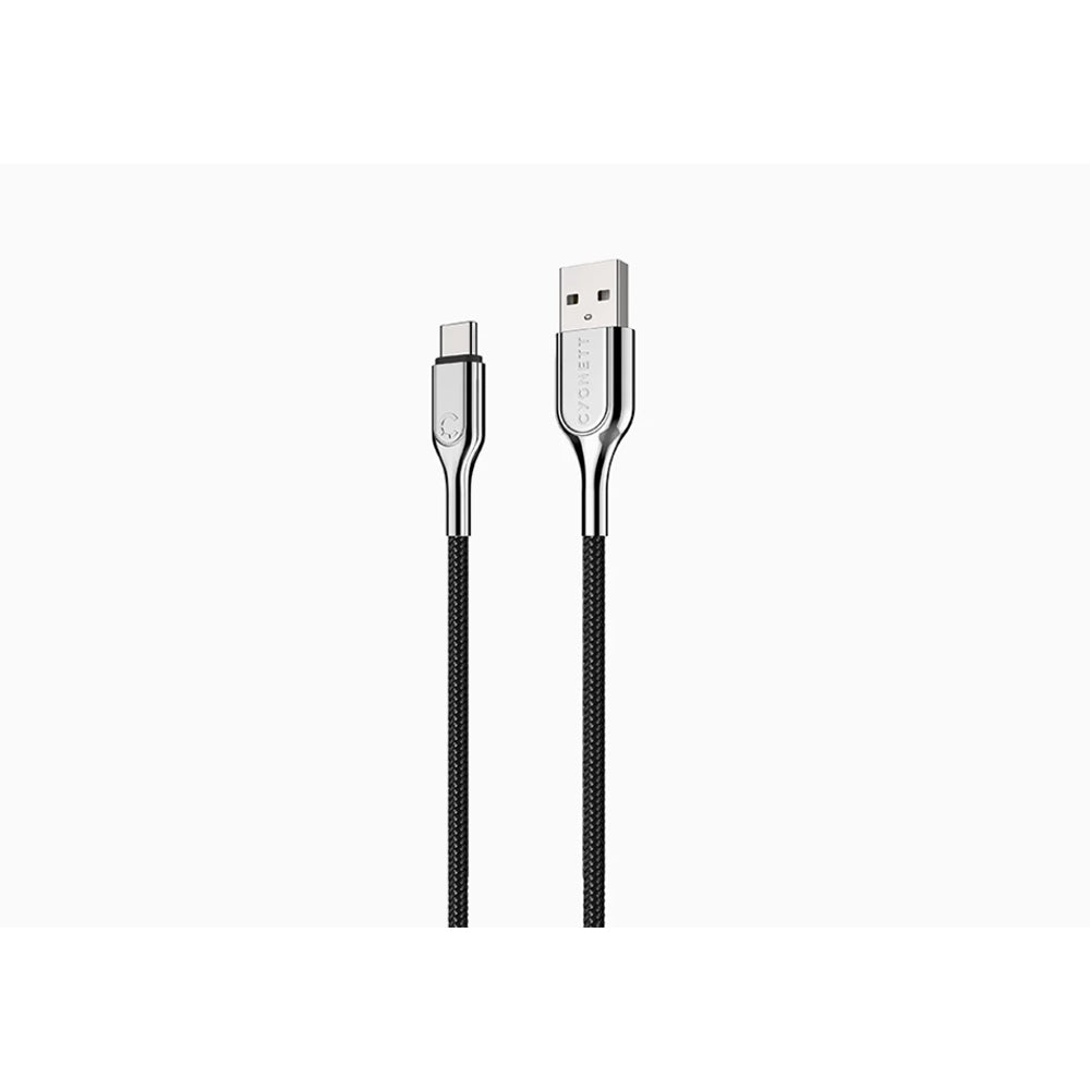 Cygnett Braided 1m USB-C to USB-A Cable - Black