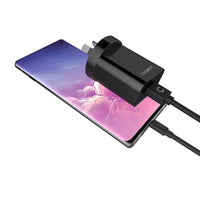 Thumbnail for Cygnett PowerPlus 18W Fast Wall Charger + Lightning Cable - Black