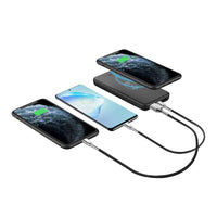 Thumbnail for Cygnett Chargeup Companion 10,000 mAh Wireless Power Bank and Stand - Black