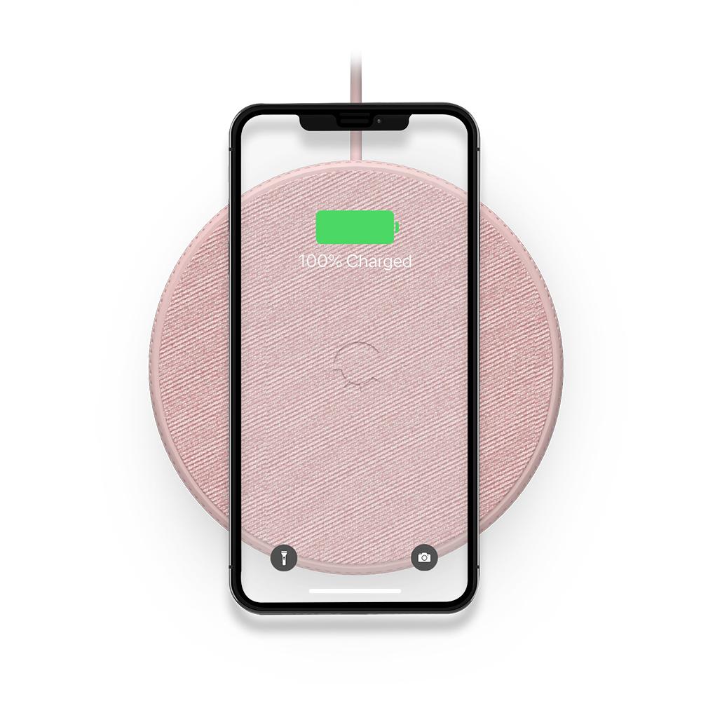 Cygnett PowerBase II Wireless Desk Phone Charger - Pink