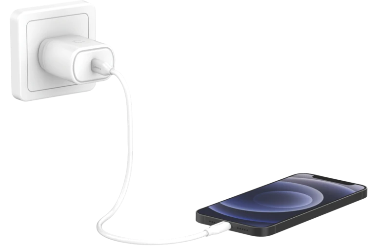 Cygnett 20W USB-C PD AC Wall Charger for iPhone and iPad - White