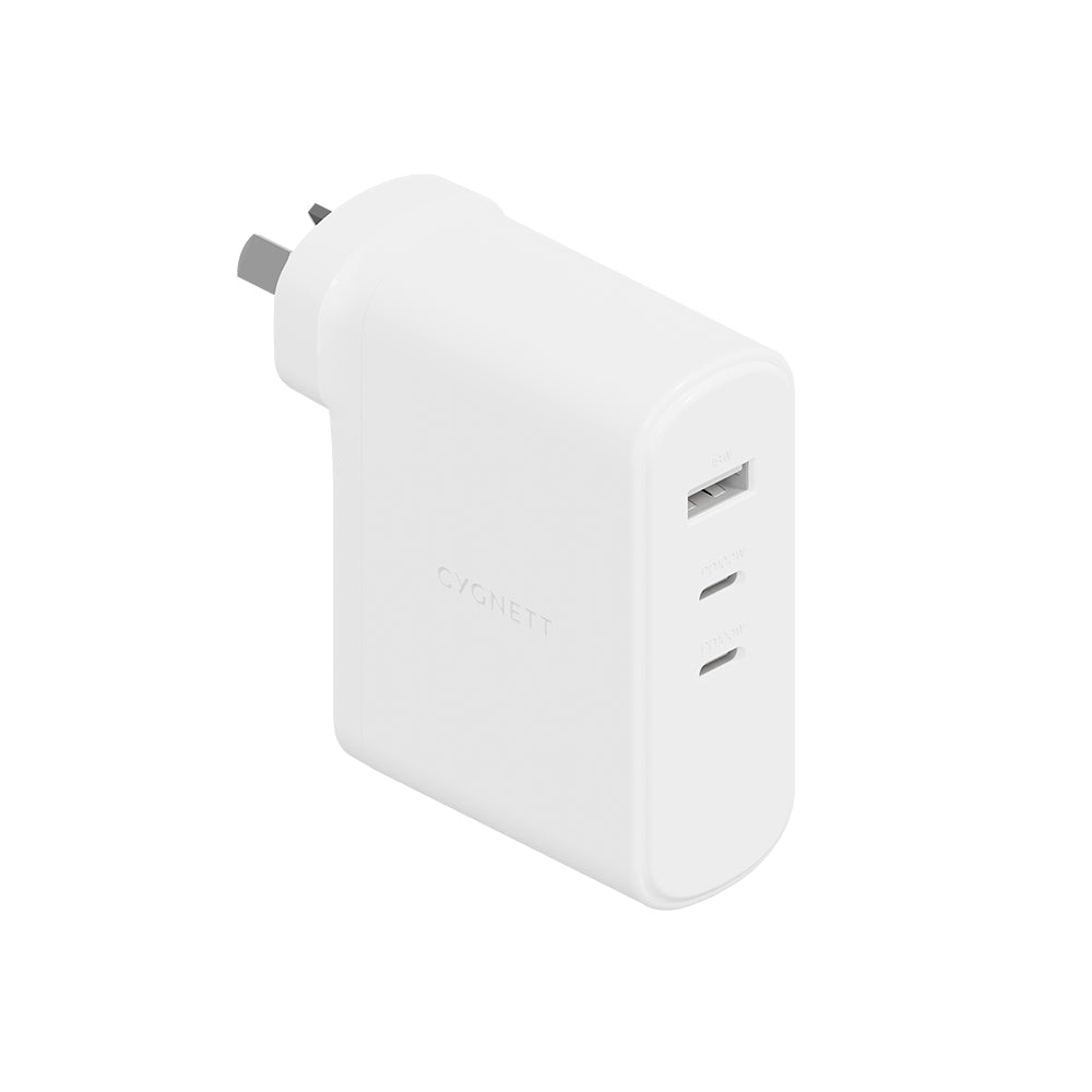 Cygnett PowerMaxx Wall Charger 100W Multiport Gan - White