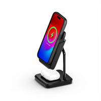 Thumbnail for Cygnett MagStation Wireless Charging Dock with Dual Magnet Power Bank