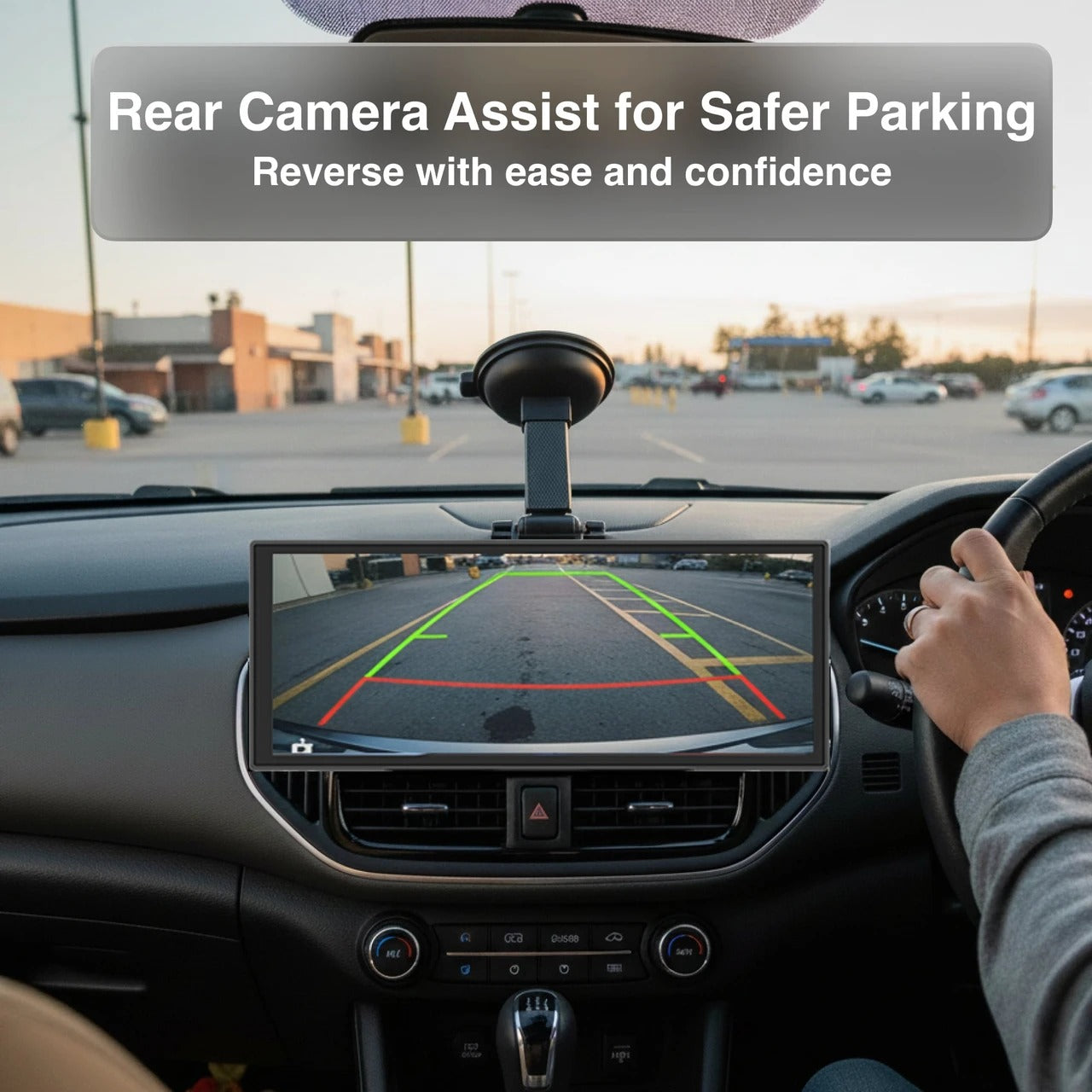 Laser 12-inch CarPlay Android Auto Dual Camera