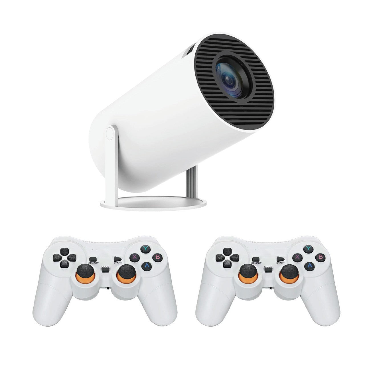 Laser Smart Projector 50 Games Two Controllers - White