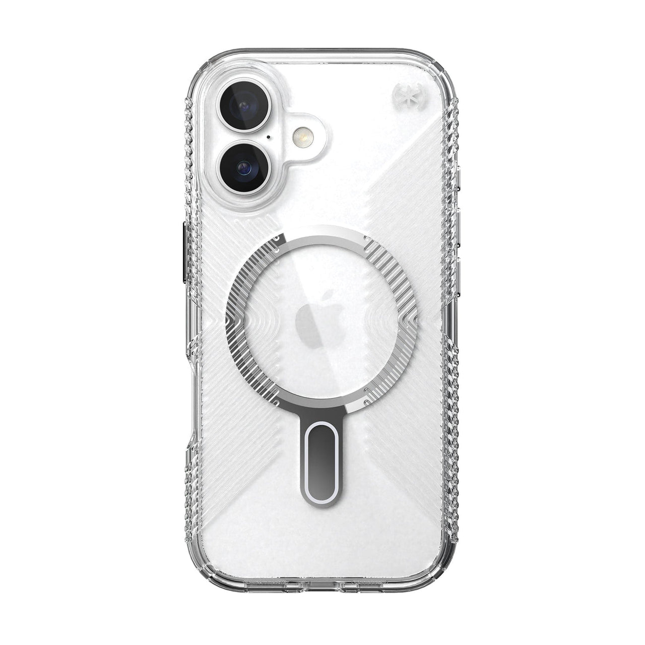 Speck Presidio Clear Grip for iPhone 17 - Clear/Silver