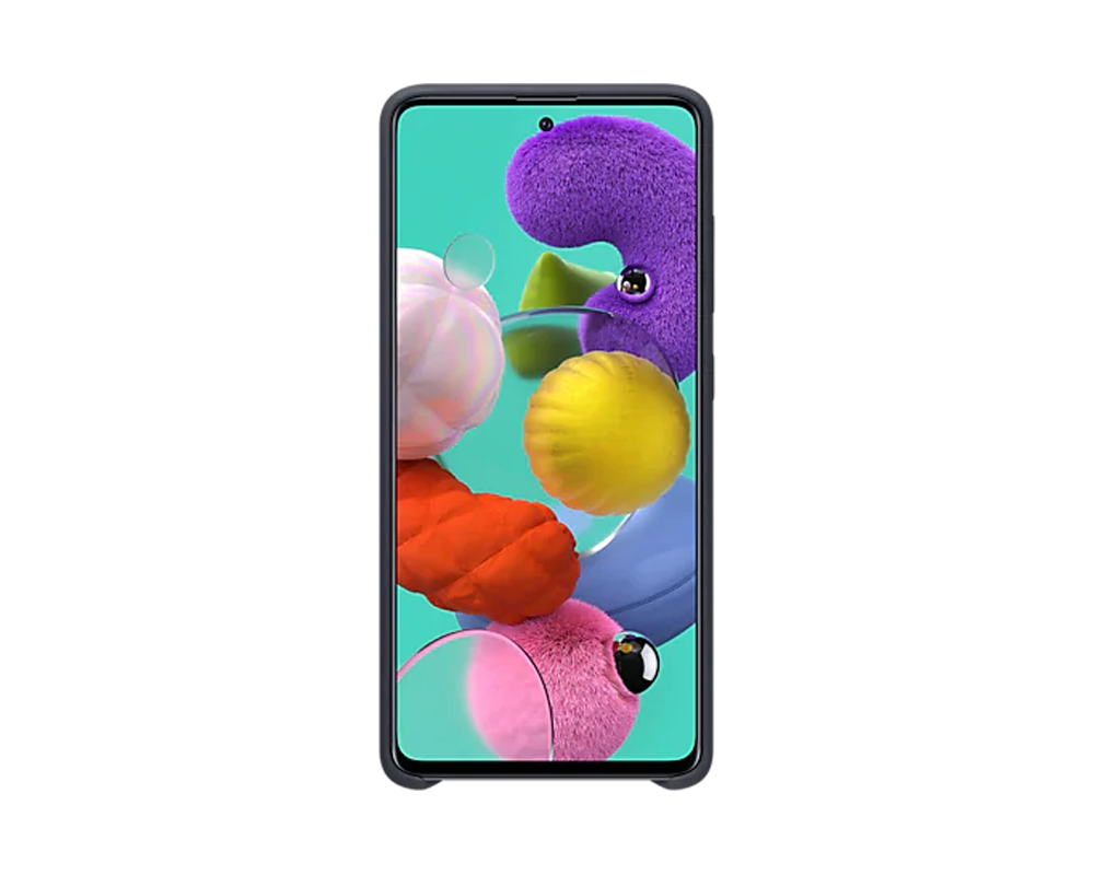Samsung Galaxy A51 Silicone Cover - Black