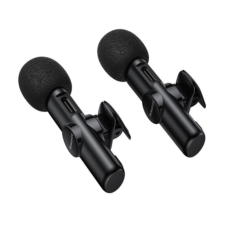 Borofone BFK16 Wireless IP Microphone Clip-on - Black