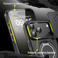 Thumbnail for Blacktech Magnetic TitanRing Armor Case for Samsung Galaxy S26 Ultra - Black