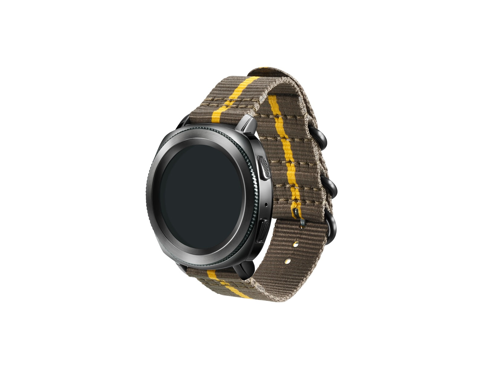 Samsung Premium Strap Grey / Yellow - Gear Sport