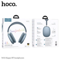 Thumbnail for Hoco W65 Plus ANC Noise Reduction Bluetooh Headphones - Blue