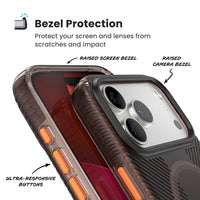 Thumbnail for Speck Presidio Lux Grip with Clickclock for iPhone 17 Pro Max - Shade/Orng
