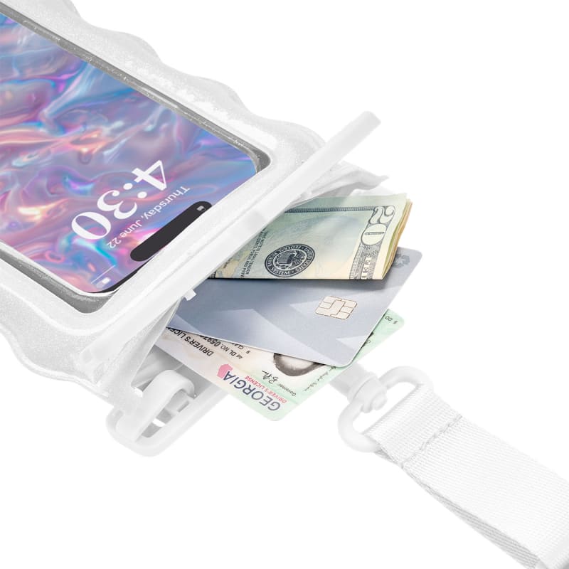 Case-Mate Wavy Waterproof Floating Pouch Large - Ivory Twinkle