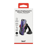 Thumbnail for 3sixT Premium Motorised Wireless Charging Car Phone Mount - Black