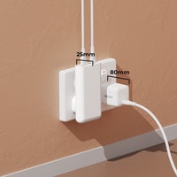 Thumbnail for EFM 65W SlimLine Wall Charger with GaN, Power Delivery and PPS - White