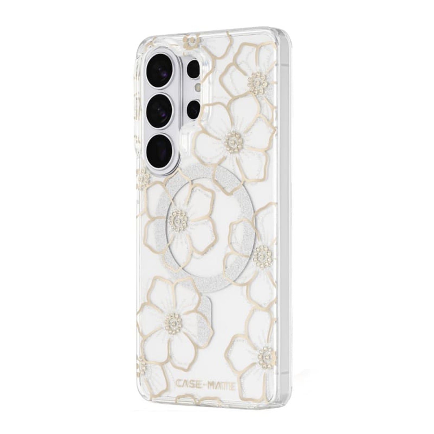 Case Mate Floral Gems Case with Magnet for Samsung Galaxy S26 Ultra - Gold