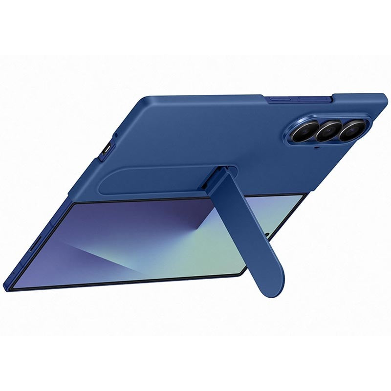 Samsung Silicone Stand Case for Galaxy Z Fold7 - Blue
