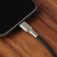 Thumbnail for EFM USB-C to USB-C 140W Pro Power and Data Cable with Aramid Fibre Reinforcement 2M - Black
