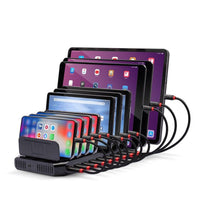 Lindy 10 Port USB Charger - Black