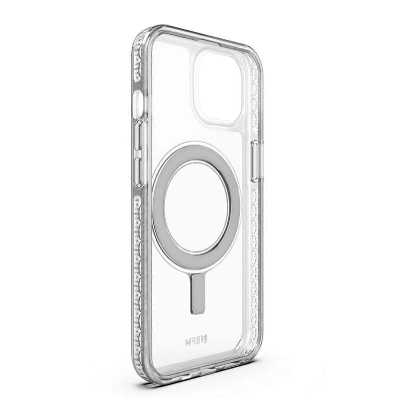 EFM Zurich Flux Case Armour Compatible with MagSafe for iPhone 13 mini (5.4") - Frost Clear