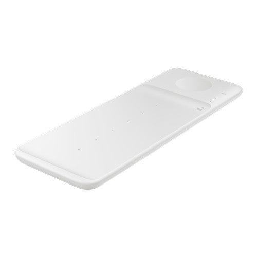 Samsung Wireless Charger Trio Charging Pad with AC Charger - White