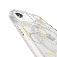 Case-Mate Floral Gems MagSafe Case for iPhone 17e/16e/15/14/13 - Gold