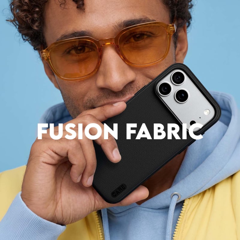 CARE by PanzerGlass Fusion Fabric MagSafe Case for iPhone 18 Pro, 17 Pro - Black