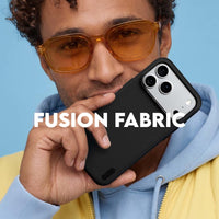 CARE by PanzerGlass Fusion Fabric MagSafe Case for iPhone 18 Pro, 17 Pro - Black
