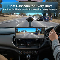 Laser 12-inch CarPlay Android Auto Dual Camera