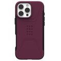 UAG Civilian Magsafe Back Case for iPhone 16 Pro - Bordeaux