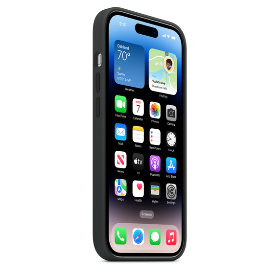 Apple iPhone 14 Silicone Case with MagSafe - Midnight Black