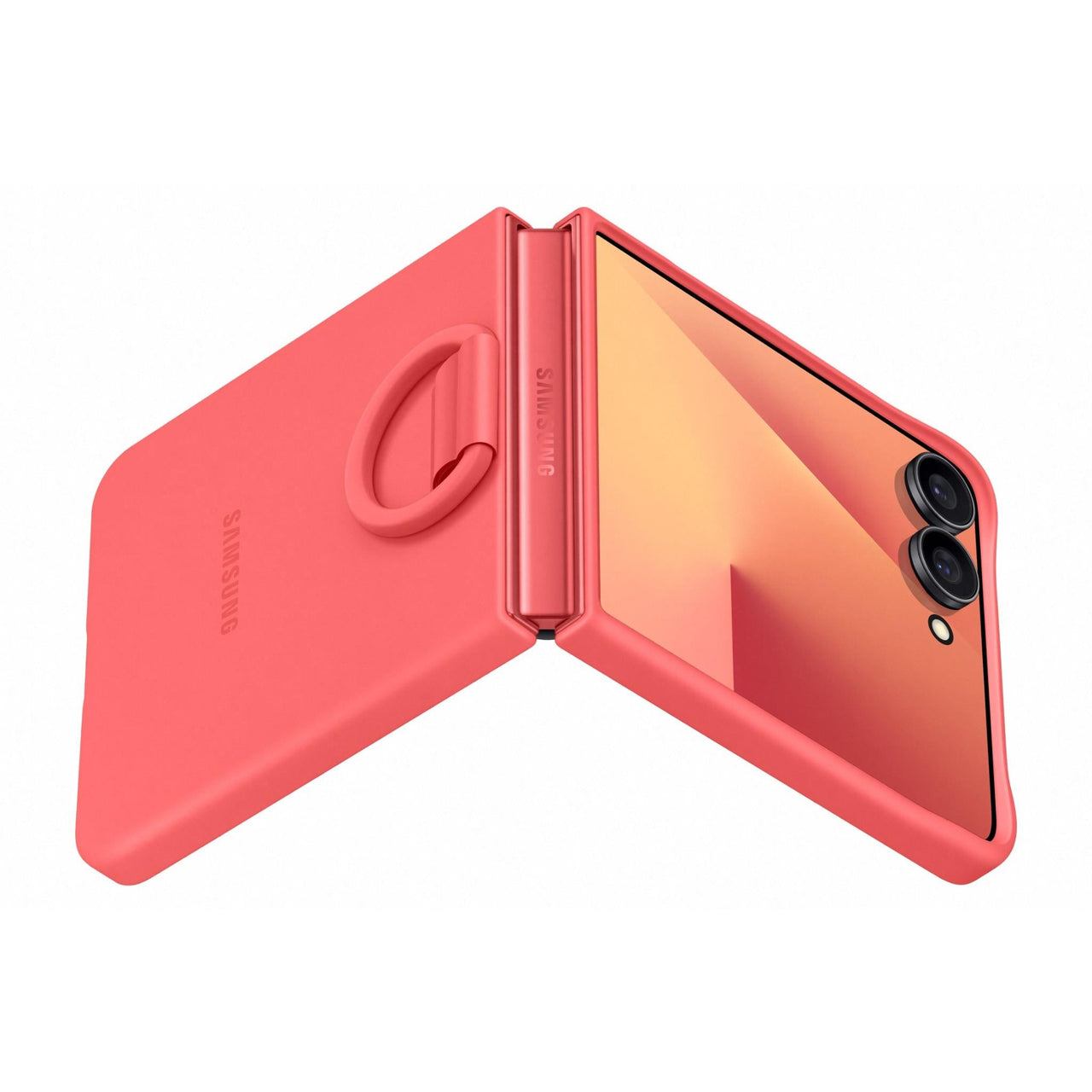 Samsung Silicone Ring Case for Galaxy Flip 7 - Red