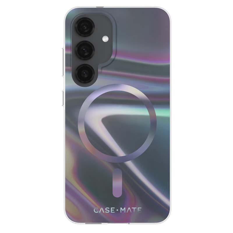 Case-Mate Soap Bubble Case for Samsung Galaxy S25 - Iridescent w/ Magnet
