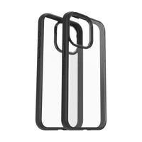 Thumbnail for Otterbox React Case for iPhone 15 Pro Max - Clear/ Black Ctrystal