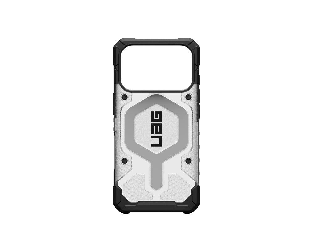 UAG Pathfinder Clear MagSafe Case for iPhone 18 Pro - Ice/Silver