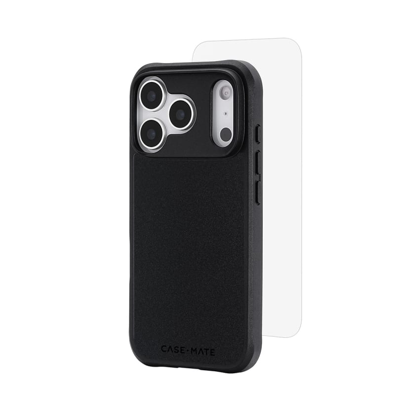 Case-Mate Case & Screen Protection Pack w/MagSafe for iPhone 17 Pro - Black