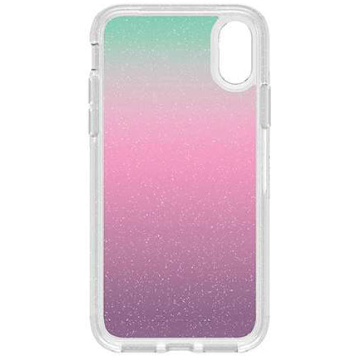 Symmetry Series for iPhone X/Xs - Gradient Energy (Teal/Purple/Pink Glitter)
