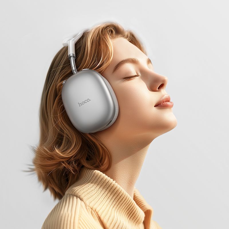 Hoco W55 Plus ANC Bluetooth Headphones - Space Gray Black