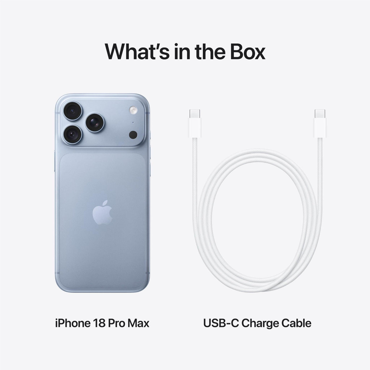 Apple iPhone 18 Pro Max 512GB - Glacier