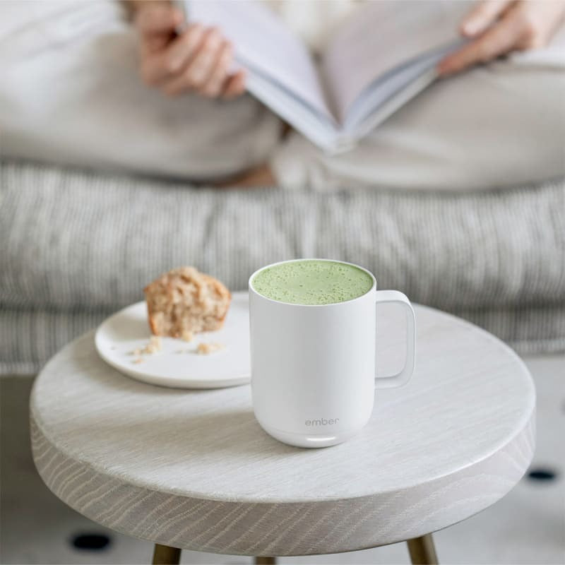 Ember Electric Insulated SMART Mug 9 414 ml + Charging Coaster - White