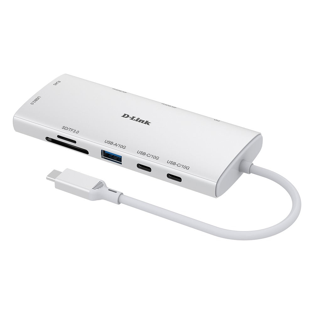 D-Link 10P USB-C Hub w HDMI - White