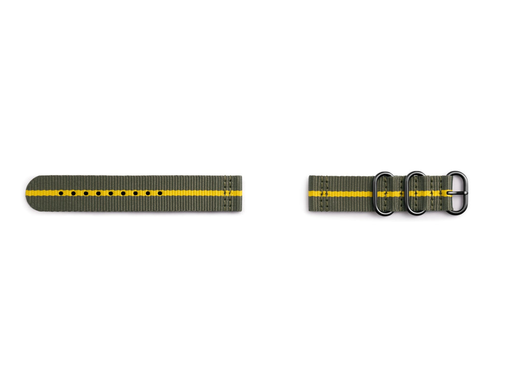 Samsung Premium Strap Grey / Yellow - Gear Sport