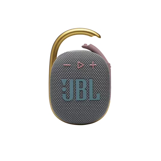 JBL Clip 4 Ultra-portable Waterproof Speaker - Grey/ Pink