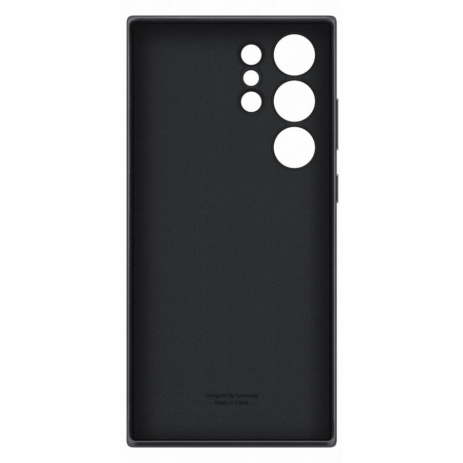 Samsung Leather Cover for Galaxy S23 Ultra - Black