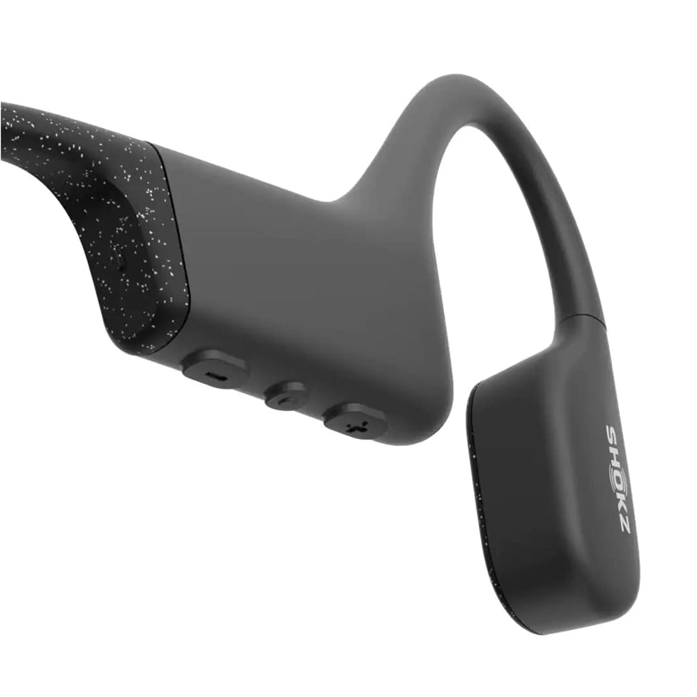 Shokz OpenSwim Wireless Waterproof OpenEar MP3 Bone Conduction Headphones- Black