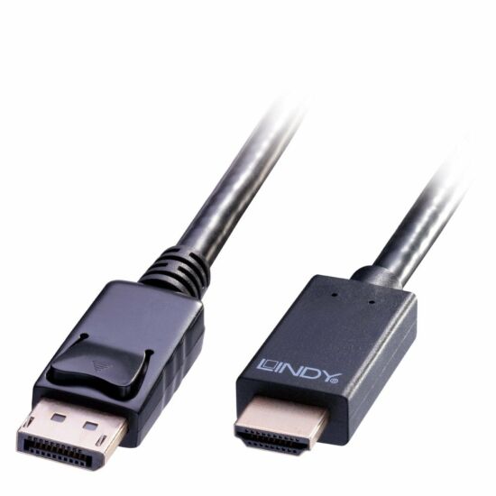 Lindy 5m Passive DisplayPort to HDMI Adapter Cable
