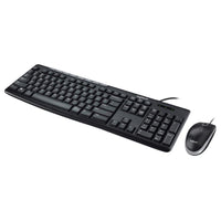 Logitech Wired Keyboard & Mouse Combo, Desktop MK200 - Black