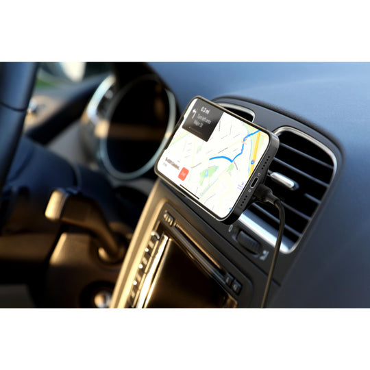Belkin BoostCharge 10W Magnetic Wireless Car Charger Vent Mount - Black